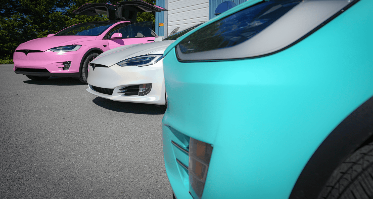 Tesla wrap Hollywood